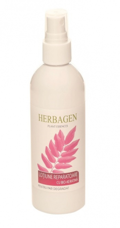 ȘAMPOANE- BALSAM- LOTIUNI-GELURI-PASTA DINTI - HB LOTIUNE REPARATOARE PAR BIO KERATINA 150ML