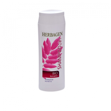 ȘAMPOANE- BALSAM- LOTIUNI-GELURI-PASTA DINTI - HB SAMP 2 IN 1 BIOKERATINA 250ML