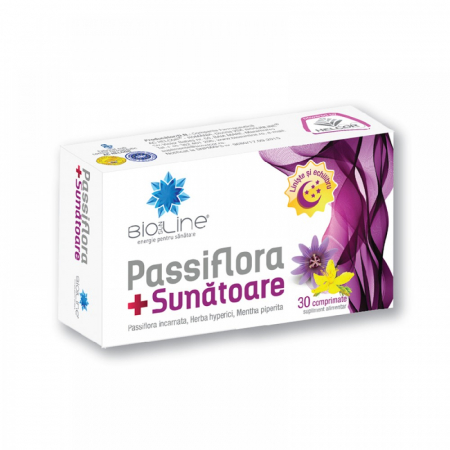 SUPLIMENTE SOMN DEPRESIE SISTEM NERVOS - HC PASSIFLORA +SUNATOARE 30CP