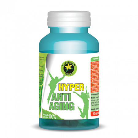 SUPLIMENTE DIVERSE - HIP HYPER ANTI AGING 60CP