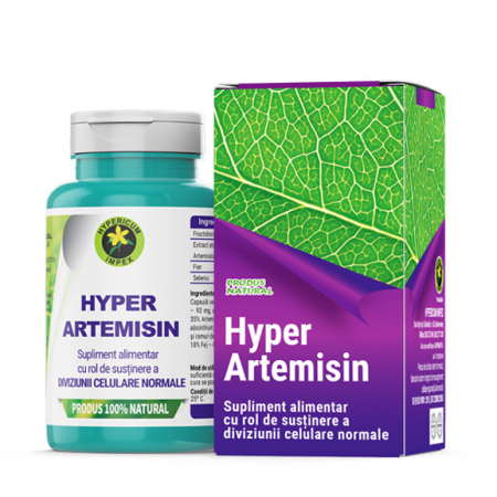 SUPLIMENTE ANTIOXIDANȚI-ANTITUMORAL - HIP HYPER ARTEMISIN - PELIN DULCE 60CP
