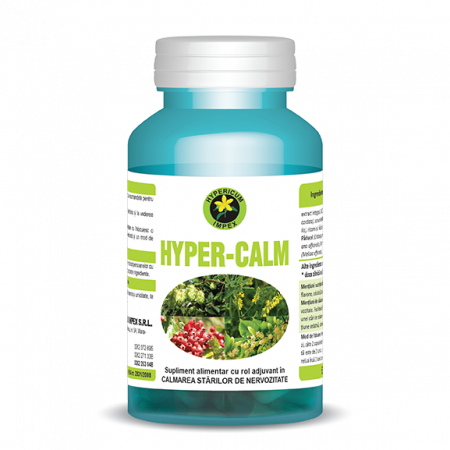 SUPLIMENTE SOMN DEPRESIE SISTEM NERVOS - HIP HYPER-CALM 60CP