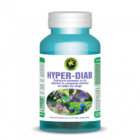 SUPLIMENTE DIABET - HIP HYPER-DIAB 60CP