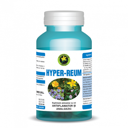 SUPLIMENTE ARTICULATII ANTIINFLAMATOARE - HIP HYPER REUM 60CP