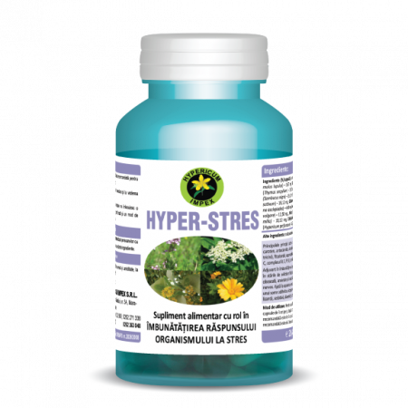 SUPLIMENTE SOMN DEPRESIE SISTEM NERVOS - HIP HYPER-STRES 60CP