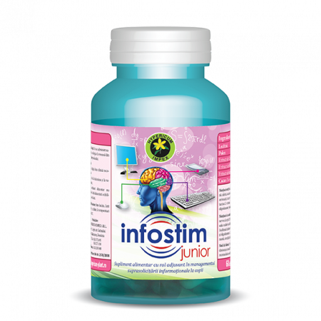 SUPLIMENTE MEMORIE SI CIRCULATIE - HIP INFOSTIM JR 60CP