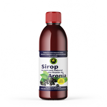 SIROPURI - HIP SIROP ARONIA FARA ZAHAR 500ML