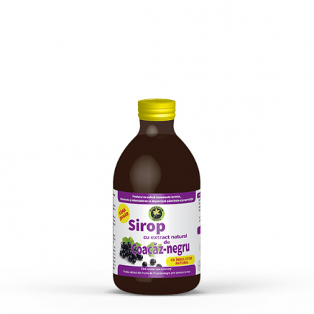 SIROPURI - HIP SIROP COACAZ NEGRU FARA ZAHAR CU STEVIE 250ML