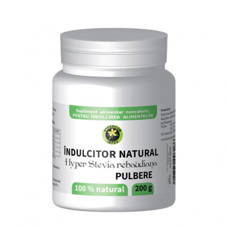 SUPLIMENTE DIABET - HIP STEVIA REBAUDIANA PULBERE 200G