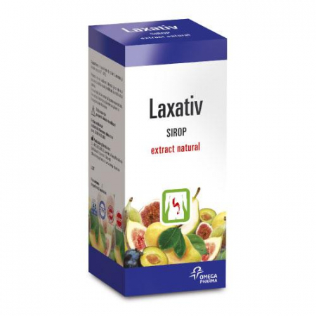 SUPLIMENTE STOMAC- DIGESTIE- COLON - HIPOCRATE OMEGA SIROP LAXATIV 100ML