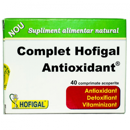 SUPLIMENTE ANTIOXIDANȚI-ANTITUMORAL - HOF COMPLET ANTIOXIDANT