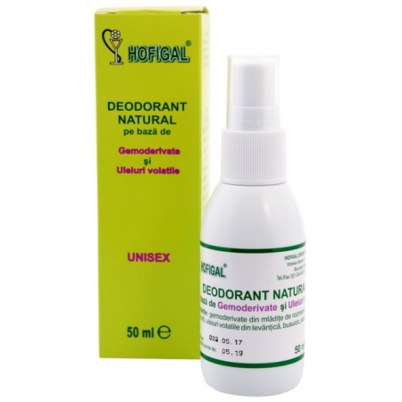 CREME CORP-MASAJ-MAINI -CALCAIE - HOF DEODORANT NAT 50ML