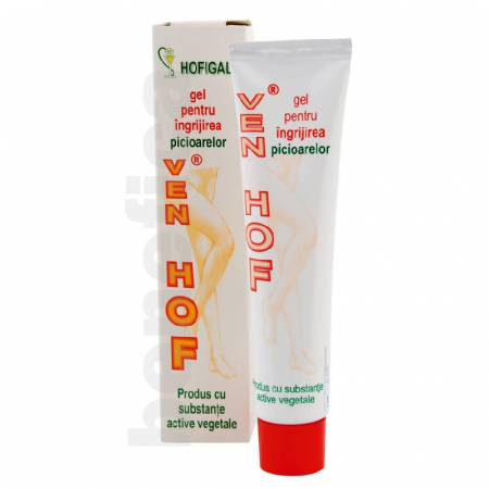 CREME ANTIINFLAMATOARE-CIRCULAȚIE - HOF GEL PICIOARE VENHOF 75ML