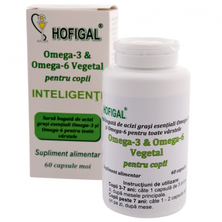 SUPLIMENTE COLESTEROL - HOF OMEGA 3&6 VEG JR