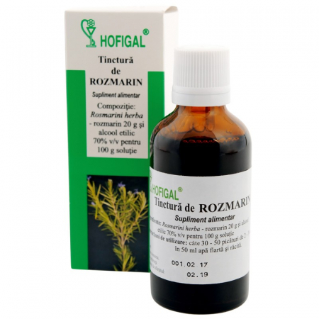 TINCTURI - HOF TINCT ROZMARIN 50ML