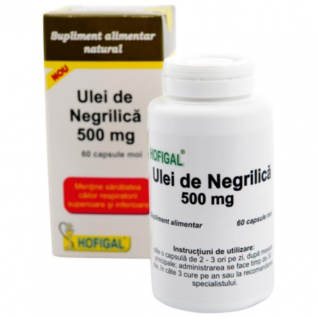 ULEIURI - HOF UL NEGRILICA 500MG 60CP