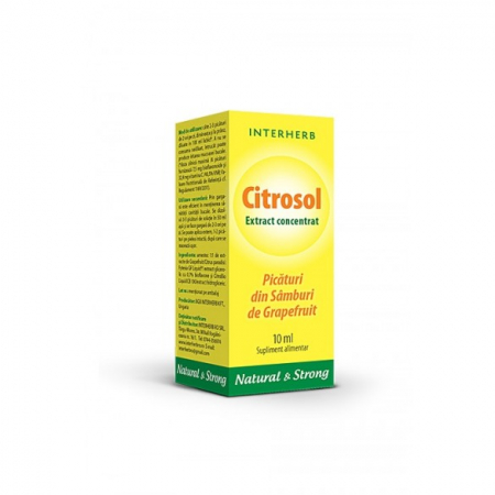 SUPLIMENTE VITAMINE ȘI MINERALE - INTER CITROSOL 10ML