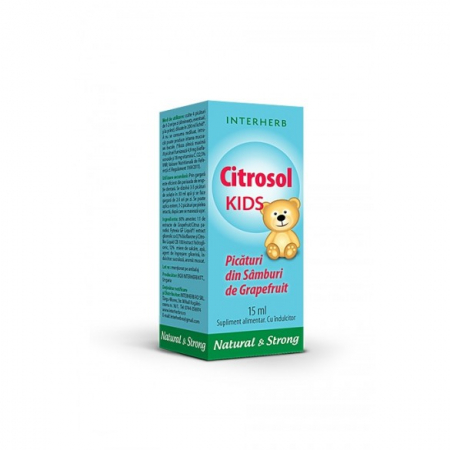 SUPLIMENTE VITAMINE ȘI MINERALE - INTER CITROSOL KIDS 15ML