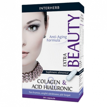 SUPLIMENTE DIVERSE - INTER COLAGEN&ACID HIALURONIC EXTRA 30 CPS