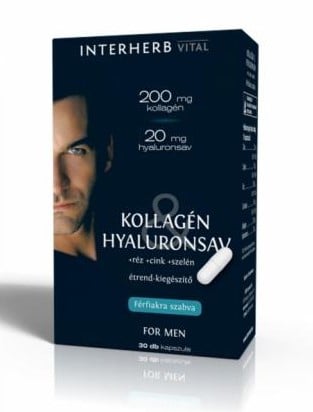 CREME ANTIINFLAMATOARE-CIRCULAȚIE - INTER COLAGEN & ACID HIALURONIC FOR MEN 30CP