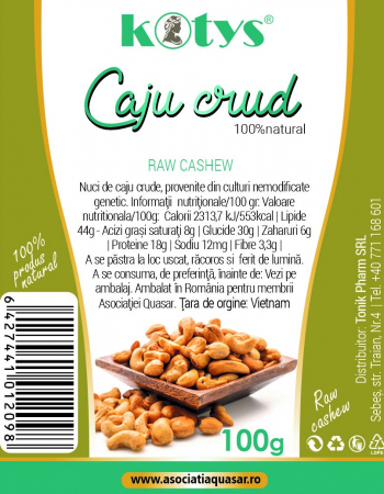 FOOD - KOTYS CAJU CRUD 100 G