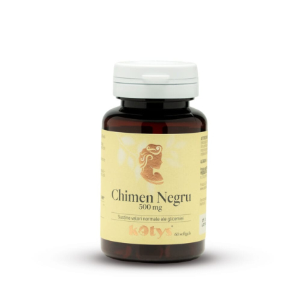 PRODUSE MARCA ROMANEASCA KOTYS - KOTYS CHIMEN NEGRU 500 MG 60