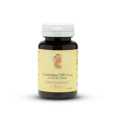 PRODUSE MARCA ROMANEASCA KOTYS - KOTYS COENZIMA Q10 120MG CU ULEI DE CATINA 60