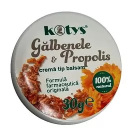 CREME CORP-MASAJ-MAINI -CALCAIE - KOTYS CREMA TIP BALSAM GALBENELE+PROPOLIS 30g