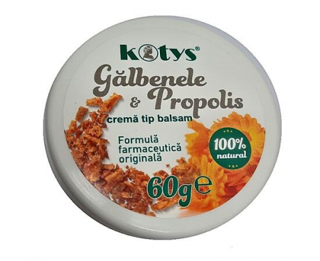 CREME CORP-MASAJ-MAINI -CALCAIE - KOTYS CREMA TIP BALSAM GALBENELE+PROPOLIS 60g