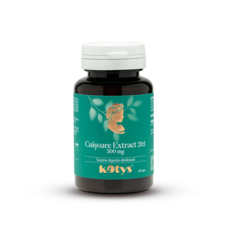 PRODUSE MARCA ROMANEASCA KOTYS - KOTYS CUISOARE EXTRACT 20:1 500MG