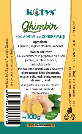 FOOD - KOTYS GHIMBIR 100g KOTYS