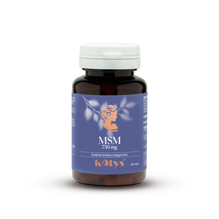 PRODUSE MARCA ROMANEASCA KOTYS - KOTYS MSM 750 MG 60 CPS