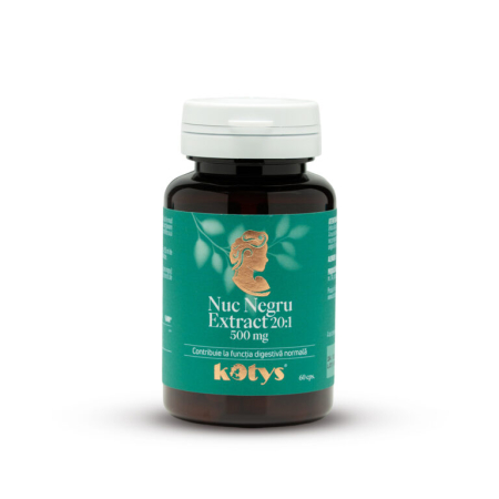 PRODUSE MARCA ROMANEASCA KOTYS - KOTYS NUC NEGRU EXTRACT 20:1CPS 60 CPS