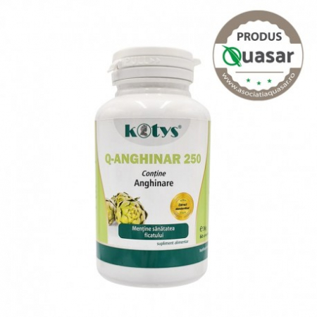 PRODUSE MARCA ROMANEASCA KOTYS - KOTYS Q-ANGHINAR 250MG 60 CAPS