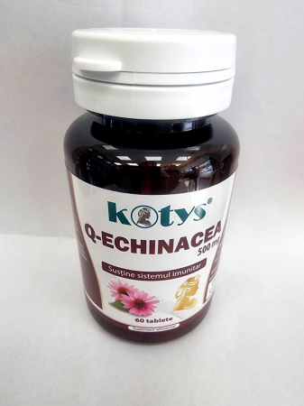 SUPLIMENTE IMUNITATE - KOTYS Q ECHINACEEA 500 MG 60 TB
