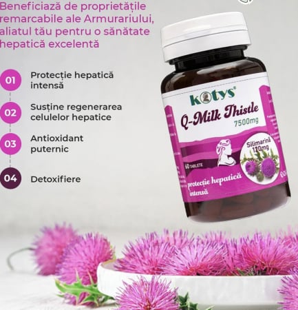 KOTYS Q- MILK THISTLE 7500MG 60 TB [1]