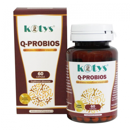 PRODUSE MARCA ROMANEASCA KOTYS - KOTYS Q PROBIOS 60 CPS