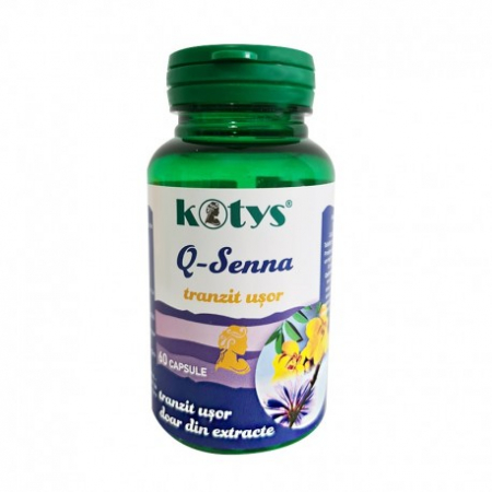 SUPLIMENTE STOMAC- DIGESTIE- COLON - KOTYS Q SENNA 60 CPS