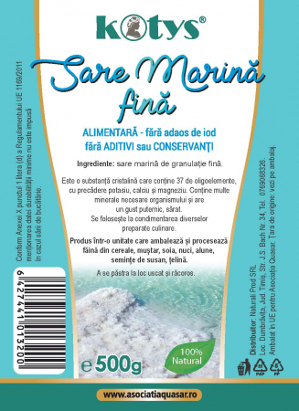 FOOD - KOTYS SARE MARINA FINA "KOTYS" 500gr