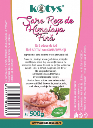 FOOD - KOTYS SARE ROZ DE HIMALAYA FINA "KOTYS" 500gr