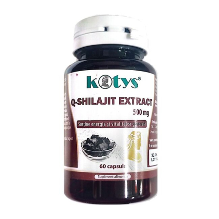 PRODUSE MARCA ROMANEASCA KOTYS - KOTYS SHILAJIT EXTRACT 500 MG 60 CPS