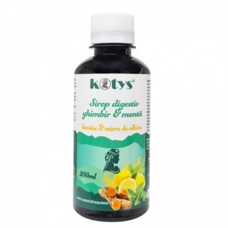 PRODUSE MARCA ROMANEASCA KOTYS - KOTYS SIROP GHIMBIR SI MENTA 200 ML