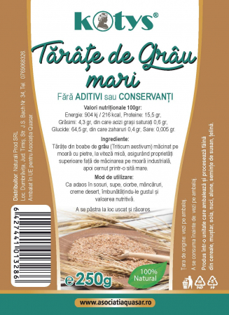 FOOD - KOTYS TARATE GRAU MARI "KOTYS" 250gr