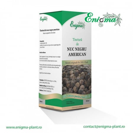 SUPLIMENTE DETOXIFIERE ANTIPARAZITARE - KOTYS TINCTURA DE COAJA NUC NEGRU AMERICAN 100ML