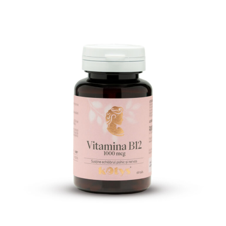PRODUSE MARCA ROMANEASCA KOTYS - KOTYS VITAMINA B 12 1000MCG 60 tbl