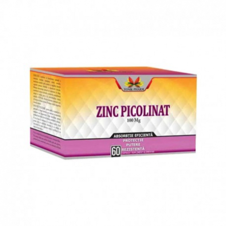 PRODUSE MARCA ROMANEASCA KOTYS - KOTYS ZINC PICOLINAT 100 MG 60 CPS