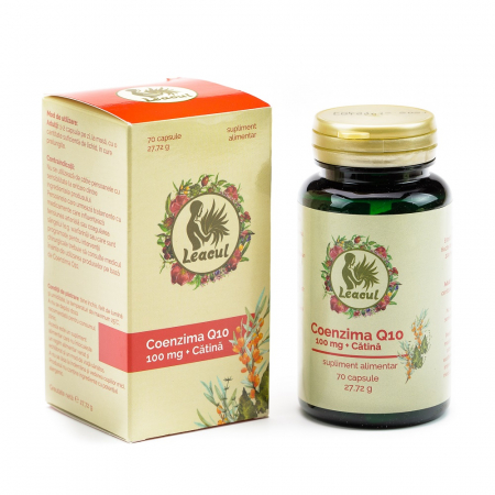 SUPLIMENTE CARDIO VASCULARE - LEACUL COENZ Q10 100MG +CATINA 70CP