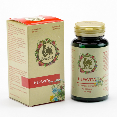 SUPLIMENTE HEPATOPROTECTOARE-BILA - LEACUL HEPAVITA 70CP