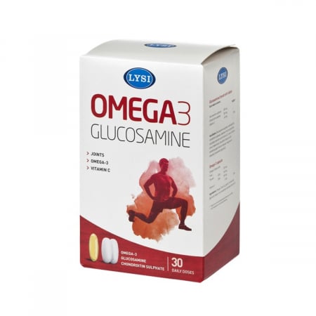 SUPLIMENTE COLESTEROL - LYSI OMEGA 3 GLUCOSAMINE