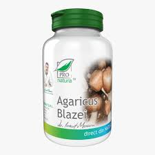 SUPLIMENTE  HORMONALE - MEDICA AGARICUS BLAZEI 60 CPS